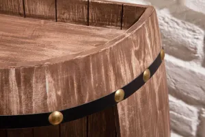 LuxD Regál na víno Winebar 79 cm prírodný