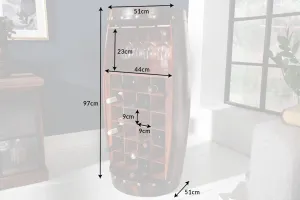 LuxD Regál na víno Winebar 97 cm hnedý
