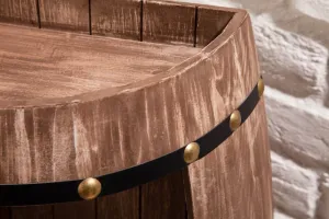 LuxD Regál na víno Winebar 79 cm prírodný