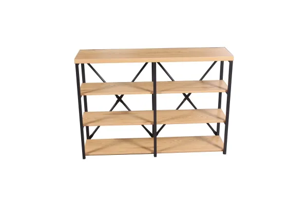 LuxD Dizajnový regál Kiana 110 cm vzor dub