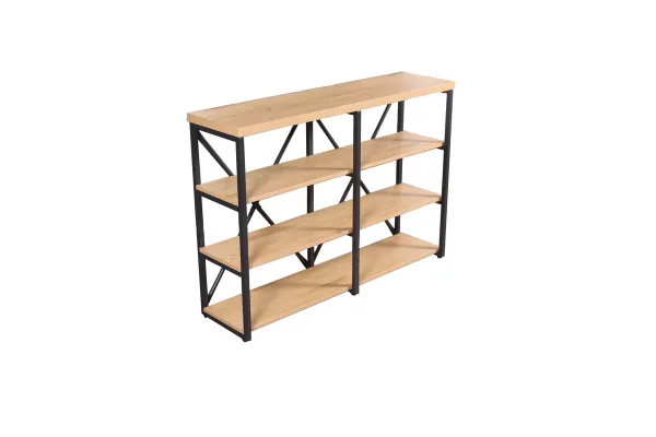 LuxD Dizajnový regál Kiana 110 cm vzor dub