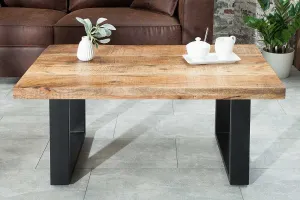 LuxD Konferenčný stolík Thunder II 100 cm mango