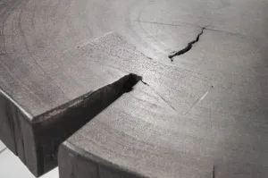 LuxD Odkladací stolík Island 43cm sivá akácia 