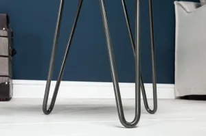 LuxD Odkladací stolík Island 43cm sivá akácia 