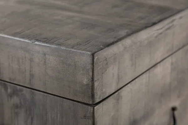 LuxD Konferenčný stolík - truhlica Unity Loft 115 cm sivá akácia
