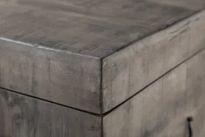 LuxD Konferenčný stolík - truhlica Unity Loft 115 cm sivá akácia