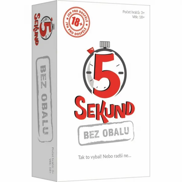 TREFL - Hra 5 sekúnd bez obalu - pre dospelých CZ VERZIA