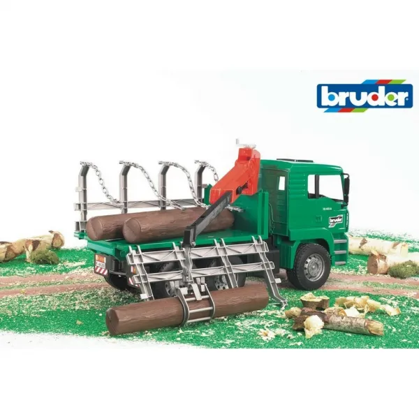 BRUDER - 02769 Nákladné auto MAN prepravník dreva