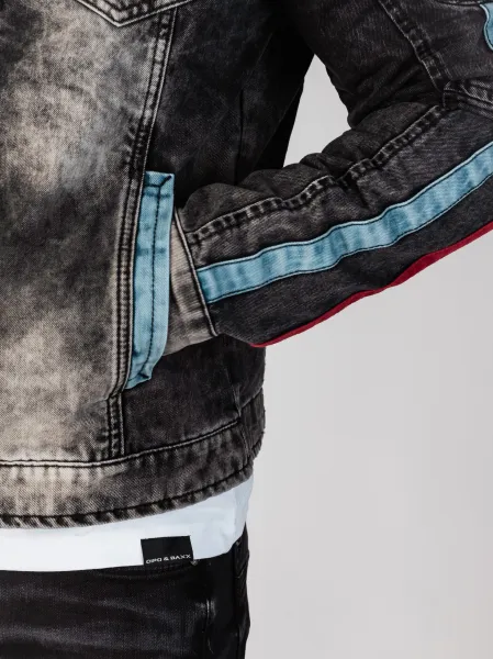 Pánska bunda CIPO & BAXX CJ300 BLACK Farba: Čierna, Konfekčná veľkosť: S