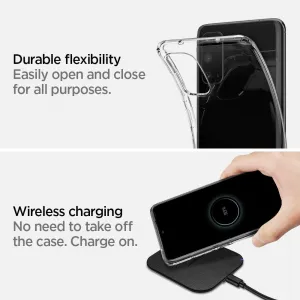 Spigen Liquid Crystal kryt na mobil, iPhone 15, Crystal Clear