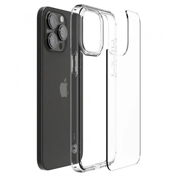 Spigen Ultra hybrid kryt na mobil, iPhone 15 Pro Max, číry