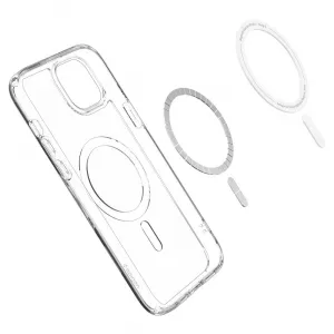 Spigen Ultra Hybrid Mag s MagSafe, iPhone 15 Plus, biely