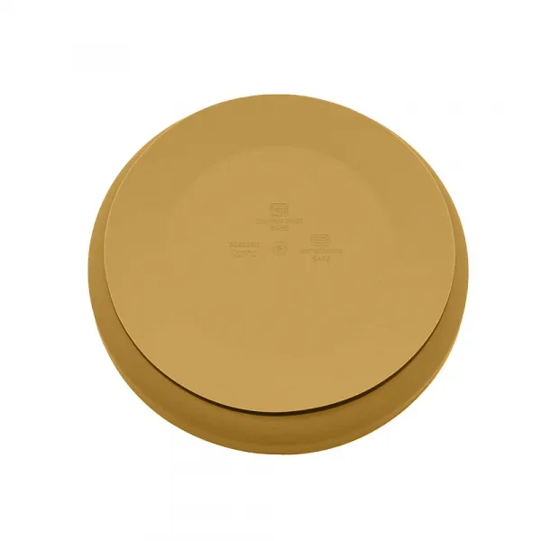 PETITE&MARS - Tanier silikónový s prísavkou TAKE&MATCH Intense Ochre 6m+