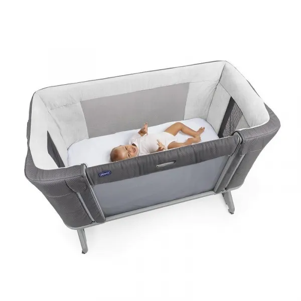 Postieľka Chicco Next2Me Forever - Moon Grey
