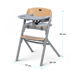 Jedálenská stolička Kinderkraft Livy Farba: Oak