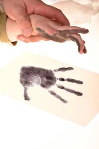 BABYDAB Baby Dab farba na detské odtlačky Farba: Šedá