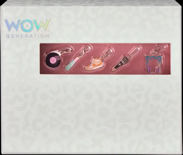 KIDS LICENSING - Súprava na výrobu náramkov + 5 kovových príveskov WOW, WOW00005