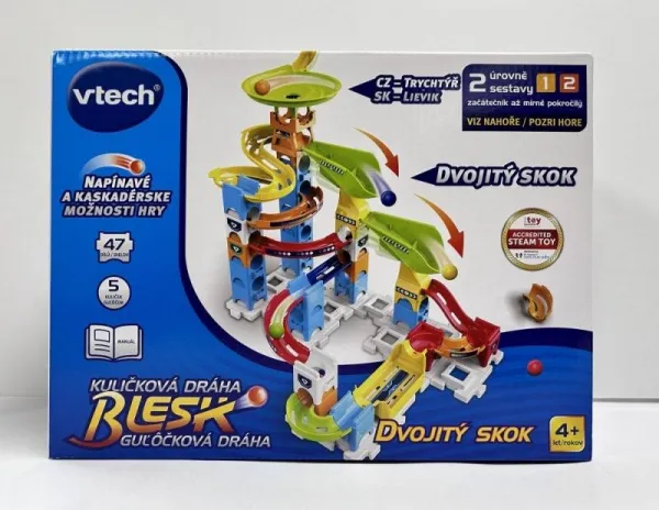 Hračka Vtech Kuličková dráha Blesk - Dvojitý skok