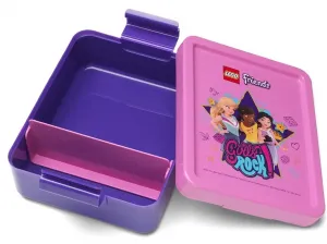 OEM Box desiatový 20 x 17,3 x 7,1 cm + fľaša 390 ml, PP + silikón LEGO FRIENDS sada 2diel.