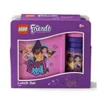 OEM Box desiatový 20 x 17,3 x 7,1 cm + fľaša 390 ml, PP + silikón LEGO FRIENDS sada 2diel.