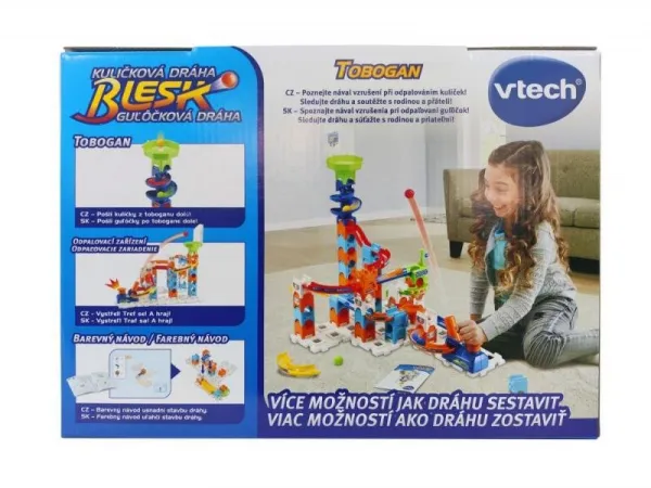 Hračka Vtech Kuličková dráha Blesk - Tobogan