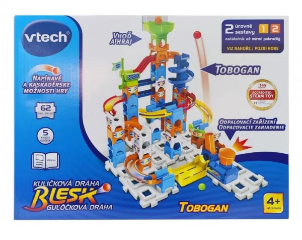 Hračka Vtech Kuličková dráha Blesk - Tobogan