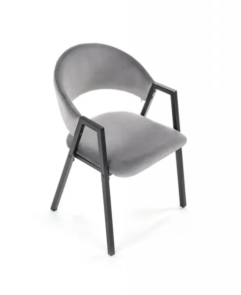 HALMAR Jídelní židle K473 šedá