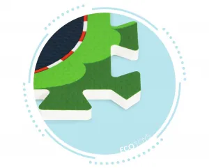 Penová podložka pre deti puzzle mestské ulice cesty trafics
