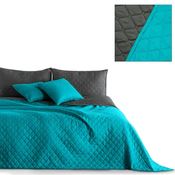 Prikrývka na posteľ DecoKing AXEL zelená, veľkosť 170x270