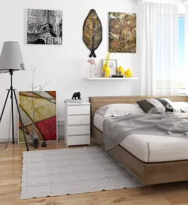 Ak furniture Komoda CL4 40 cm bílá