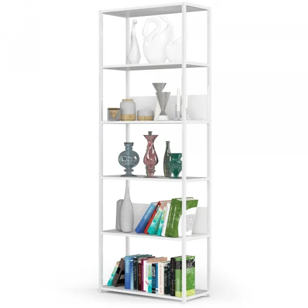 Ak furniture Regál LOFT 70 cm bílý