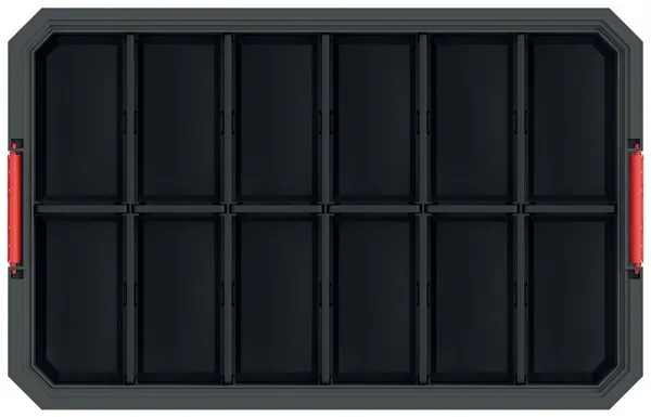 Prosperplast Dílenský box MODIXX II 52 x 32,7 x 12,5 cm černo-červený