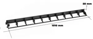 ArtRoja Neviditeľné obrubníky DUO 58 mm | 2 ks