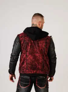 Pánska bunda CIPO & BAXX CJ259 BURGUNDY Farba: Červená, Konfekčná veľkosť: M