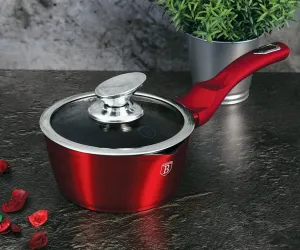 Rajnica Berlingerhaus s pokrievkou s mramorovým povrchom 16 cm Burgundy Metallic Line BH-1525
