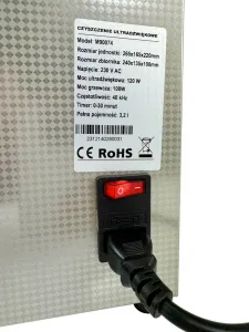 MARPOL Ultrazvuková čistička 3,2l