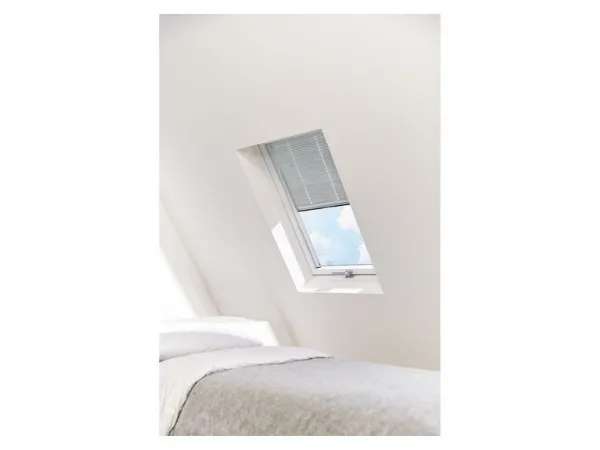 Livarno home Tepelnoizolačná plisovaná žalúzia na strešné okná Velux, 49,3 x 94 – 116 cm (biela)
