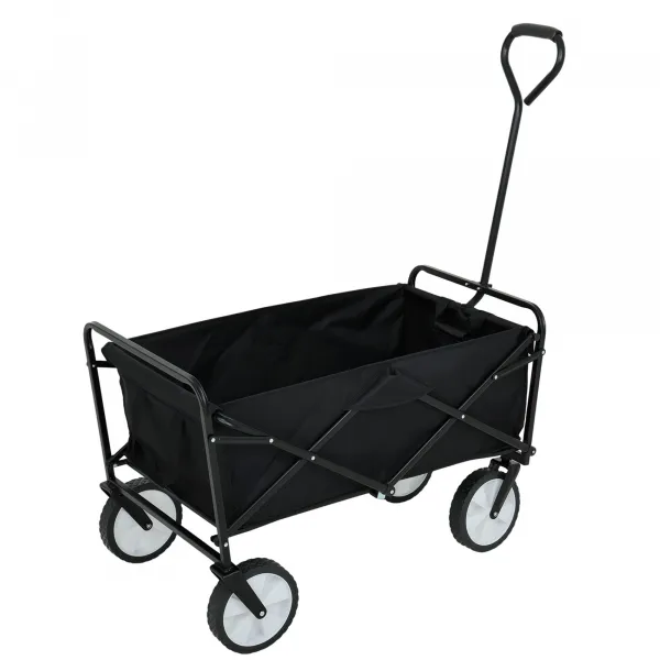 Ak furniture Zahradní vozík TYRS 145L černý