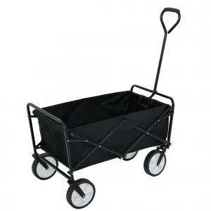 Ak furniture Zahradní vozík TYRS 145L černý
