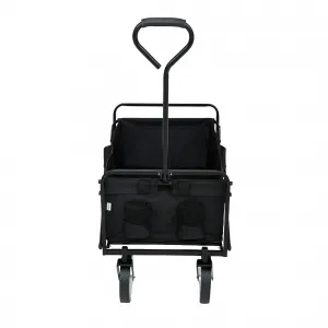 Ak furniture Zahradní vozík TYRS 145L černý