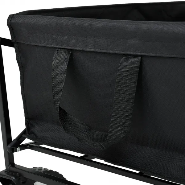 Ak furniture Zahradní vozík TYRS 145L černý