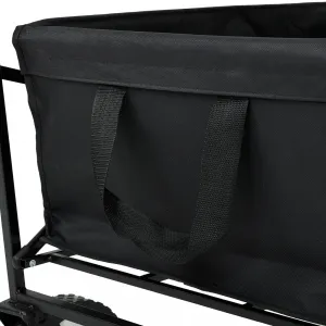Ak furniture Zahradní vozík TYRS 145L černý