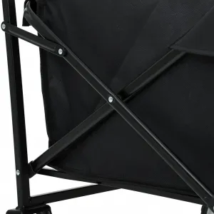 Ak furniture Zahradní vozík TYRS 145L černý