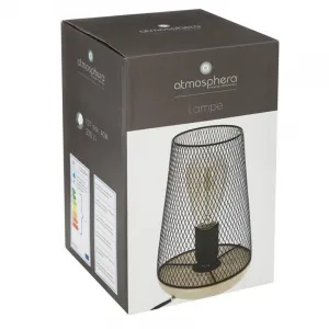 ATMOSPHERA Drôtená nočná lampa Zely 23 cm
