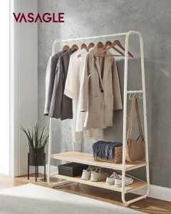 SONGMICS Šatníkový vešiak Vasagle Profota biely