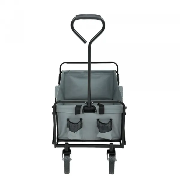 Ak furniture Zahradní vozík TYRS 145L šedý