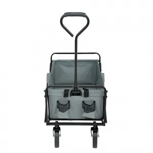 Ak furniture Zahradní vozík TYRS 145L šedý