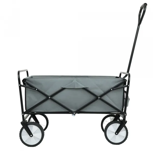 Ak furniture Zahradní vozík TYRS 145L šedý