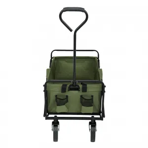 Ak furniture Zahradní vozík TYRS 145L zelený