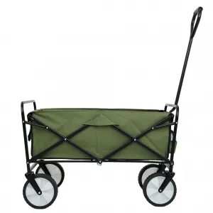 Ak furniture Zahradní vozík TYRS 145L zelený